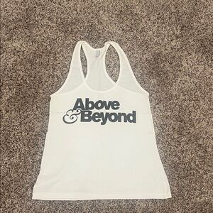 White Tank Top ABOVE AND BEYOND